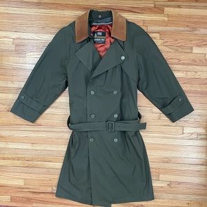 Vintage London Fog - Green Trench Coat